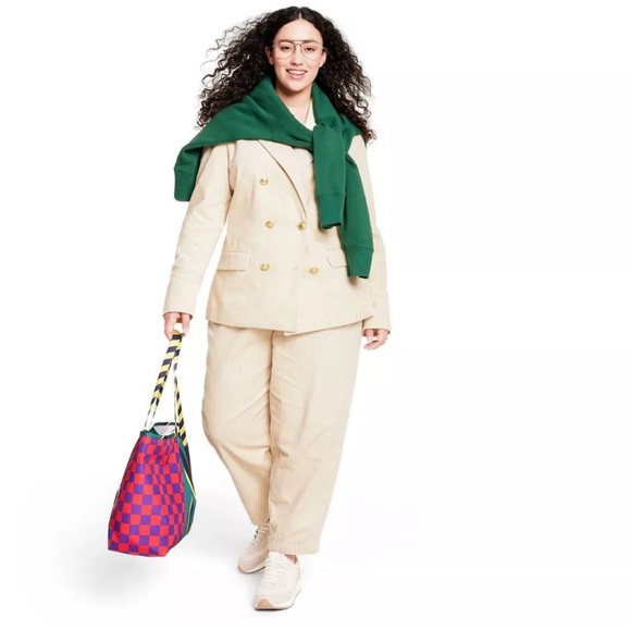 Rowing Blazers Jackets & Blazers - Rowing Blazers Women's Button Up Double Breasted Corduroy Jacket Blazer